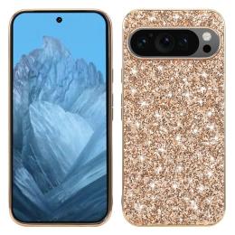  Google Pixel 10 / 10 Pro Skal Glitter Hybrid Guld - Teknikhallen.se