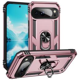  Google Pixel 10 Pro XL Skal Armor Ring Hybrid Roséguld - Teknikhallen.se