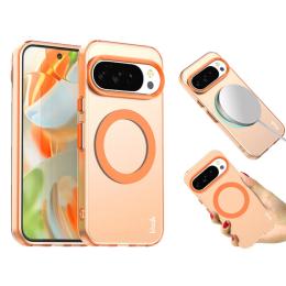 IMAK IMAK Google Pixel 10 Pro XL Skal MagSafe Anti Drop Orange - Teknikhallen.se