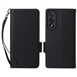  OnePlus Nord 5 5G Fodral Litchi Läder Svart - Teknikhallen.se