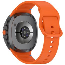  Galaxy Watch 8 46/44/40 mm Klockarmband Silkon Orange - Teknikhallen.se