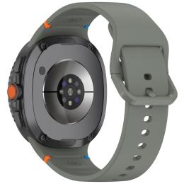  Galaxy Watch 8 46/44/40 mm Klockarmband Silkon Militär Grön - Teknikhallen.se