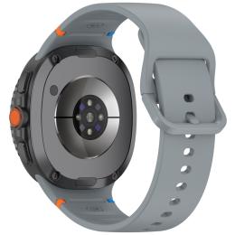  Galaxy Watch 8 46/44/40 mm Klockarmband Silkon Grå - Teknikhallen.se