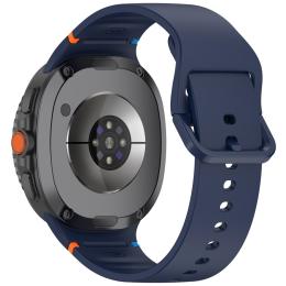  Galaxy Watch 8 46/44/40 mm Klockarmband Silkon Mörk Blå - Teknikhallen.se
