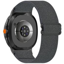  Galaxy Watch 8 46/44/40 mm Armband Justerbart Nylon Grå - Teknikhallen.se