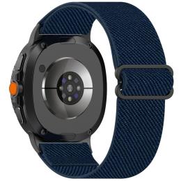 Galaxy Watch 8 46/44/40 mm Armband Justerbart Nylon Mörk Blå - Teknikhallen.se