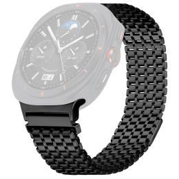  Galaxy Watch 8 46/44/40 mm Armband Magnetisk Loop Svart - Teknikhallen.se