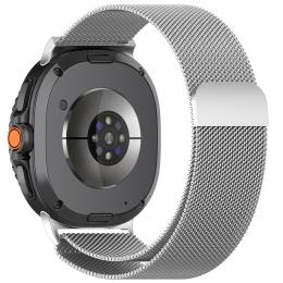  Galaxy Watch 8 46/44/40 mm Armband Milanese Loop Silver - Teknikhallen.se