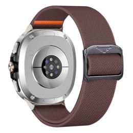  Galaxy Watch 8 46/44/40 mm Armband Justerbart Nylon Lila - Teknikhallen.se