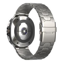  Samsung Galaxy Watch 8 46/44/40 mm Armband Metall Titanium - Teknikhallen.se
