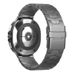  Samsung Galaxy Watch 8 46/44/40 mm Armband Metall Grå - Teknikhallen.se