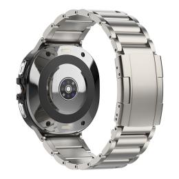  Samsung Galaxy Watch 8 46/44/40 mm Armband Metall Titanium - Teknikhallen.se