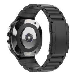  Samsung Galaxy Watch 8 46/44/40 mm Armband Metall Svart - Teknikhallen.se