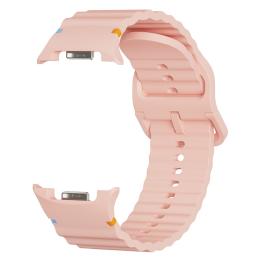 KALEBOL KALEBOL Galaxy Watch 8 46/44/40 mm Armband Wave Rosa - Teknikhallen.se