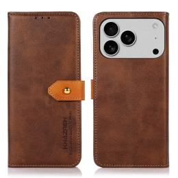 KHAZNEH KHAZNEH iPhone 17 Pro Fodral Dual Color Brun - Teknikhallen.se