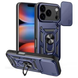  iPhone 17 Pro Skal CamShield Ring Hybrid Blå - Teknikhallen.se