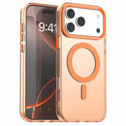  iPhone 17 Pro Skal MagSafe Hybrid Orange - Teknikhallen.se