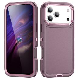  iPhone 17 Pro Skal Extreme Shockproof Hybrid Lila - Teknikhallen.se