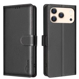 BINFEN BINFEN iPhone 17 Pro Max Fodral RFID Läder Svart - Teknikhallen.se