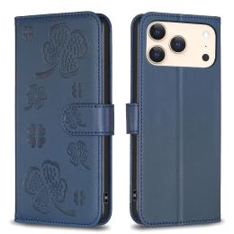  iPhone 17 Pro Max Fodral Med Blommigt Tryck Blå - Teknikhallen.se