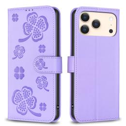  iPhone 17 Pro Max Fodral Med Blommigt Tryck Lila - Teknikhallen.se