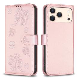  iPhone 17 Pro Max Fodral Med Blommigt Tryck Roséguld - Teknikhallen.se