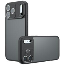  iPhone 17 Pro Max Skal Hybrid Svart - Teknikhallen.se