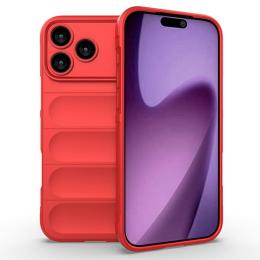  iPhone 17 Pro Max Skal Magic Shield Röd - Teknikhallen.se
