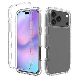 iPhone 17 Pro Max Skal Shockproof Hybrid Transparent - Teknikhallen.se