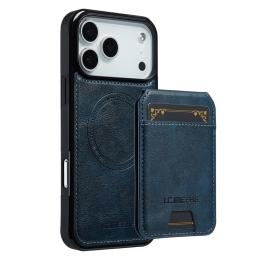 LC.IMEEKE LC.IMEEKE iPhone 17 Pro Max Skal Med Avtagbar Korthållare Läder - Teknikhallen.se