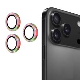 ENKAY ENKAY Phone 17 Pro Max / 17 Pro Linsskydd Glitter Colorful - Teknikhallen.se