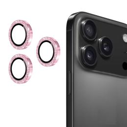 ENKAY ENKAY Phone 17 Pro Max / 17 Pro Linsskydd Glitter Rosa - Teknikhallen.se