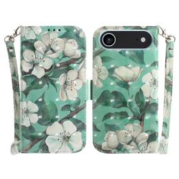  iPhone 17 Air Fodral Med Tryck Vita Blommor - Teknikhallen.se