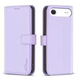 BINFEN BINFEN iPhone 17 Air Fodral Läder Lila - Teknikhallen.se