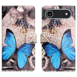  iPhone 17 Air Fodral Med Tryck Blå Fjäril - Teknikhallen.se
