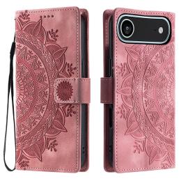  iPhone 17 Air Fodral Mandala Läder Roséguld - Teknikhallen.se
