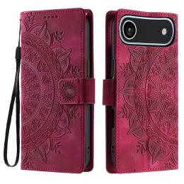  iPhone 17 Air Fodral Mandala Läder Rosa - Teknikhallen.se