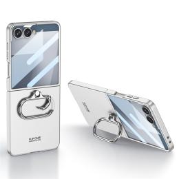 GKK GKK Galazy Z Flip 7 Skal Kickstand Hybrid Silver - Teknikhallen.se