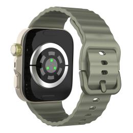 KALEBOL KALEBOL Huawei Watch Fit 4 Pro/4/3 Armband Wave Silikon Grön - Teknikhallen.se