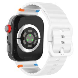  Huawei Watch Fit 4 Pro / 4 / 3 Klockarmband Wave Silikon Vit - Teknikhallen.se