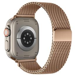  Apple Watch 38/40/41/42 mm Armband Milanese Roséguld - Teknikhallen.se