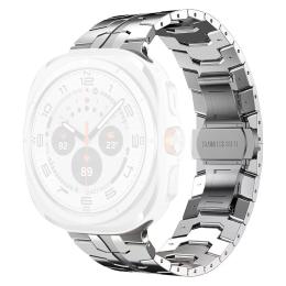  Galaxy Watch 8 46/44/40 mm Armband Metall Silver - Teknikhallen.se