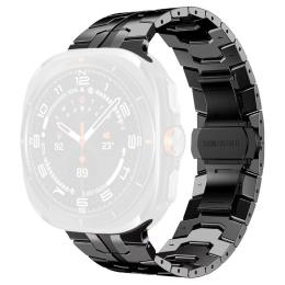 Galaxy Watch 8 46/44/40 mm Armband Metall Svart - Teknikhallen.se