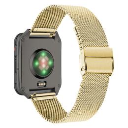  Garmin Venu X1 Klockarmband Milanese Guld - Teknikhallen.se