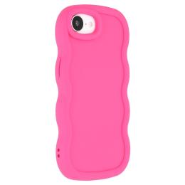  iPhone 16e Mobilskal Wavy Rosa - Teknikhallen.se