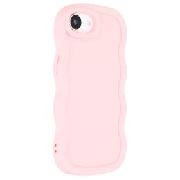  iPhone 16e Mobilskal Wavy Ljus Rosa - Teknikhallen.se