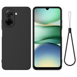  Xiaomi Redmi A5 Skal Liquid Silikon Svart - Teknikhallen.se
