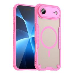  iPhone 17 Air Skal MagSafe Hybrid Armor Rosa - Teknikhallen.se