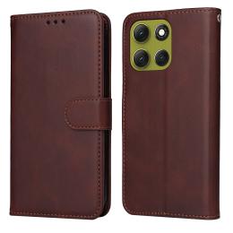  Motorola Moto G86 Power / G86 5G Fodral Läder Brun - Teknikhallen.se