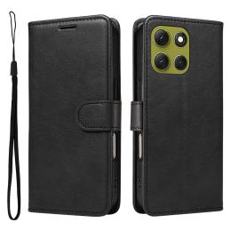  Motorola Moto G86 Power / G86 5G Fodral Läder Svart - Teknikhallen.se